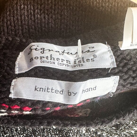 Vintage Northern Isles Signature Hand Knitted Novelty " World Landmarks" S - Picture 6 of 7
